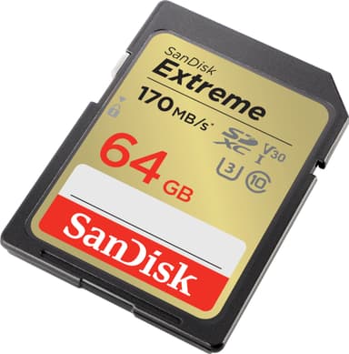 SanDisk Extreme® 64GB SDXC™ UHS-I -kortti