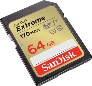 SanDisk Extreme® 64GB SDXC™ UHS-I -kortti
