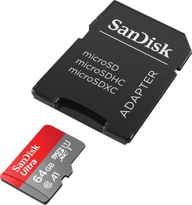 SanDisk Ultra® 64GB microSDXC™ UHS-I -kortti