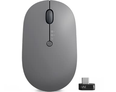 Lenovo Go Multi-Device, Molempikätinen, Optinen, Langaton RF + Bluetooth, 2400