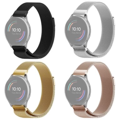 SKALO Milanese Loop to OnePlus Watch - Musta