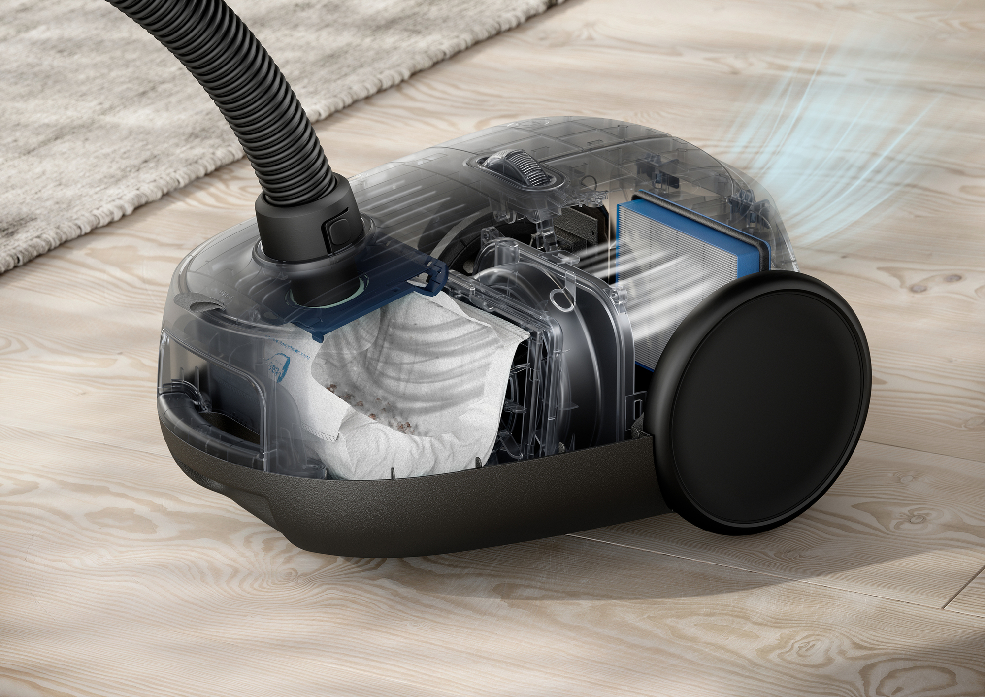Electrolux Clean 600 Bagged pölynimuri EB61C4DB