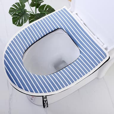 Pehmustettu wc -istuimen kansi sininen