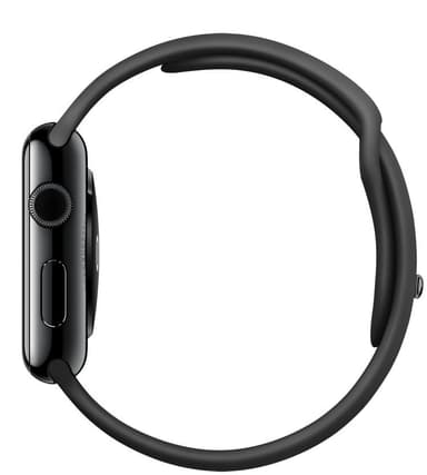 Apple Watch Sport 42mm alumiini, musta sport-ranneke