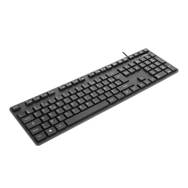 Targus AKB30FR, Täysikokoinen (100 %), USB, AZERTY, Musta