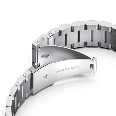 SKALO Teräsranneke Amazfit Bip/Bip U/Bip U Pro/Bip S - Hopea