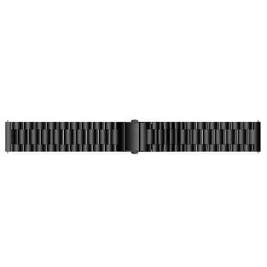 SKALO Teräsranneke Samsung Watch 4 40mm - Musta