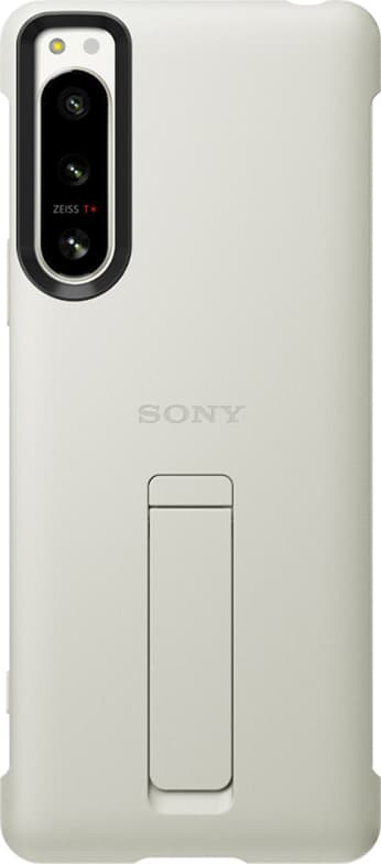 Sony Xperia 5 IV Style suojakuori jalustalla (valkoinen)