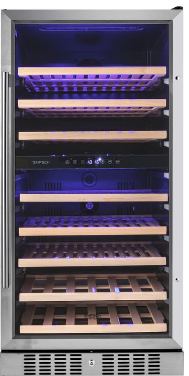 Temptech Premium viinikaappi WP120DCS (ruostumaton teräs)