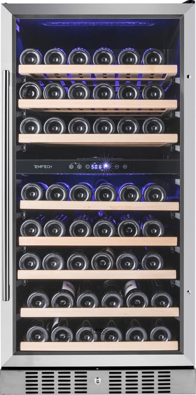 Temptech Premium viinikaappi WP120DCS (ruostumaton teräs)