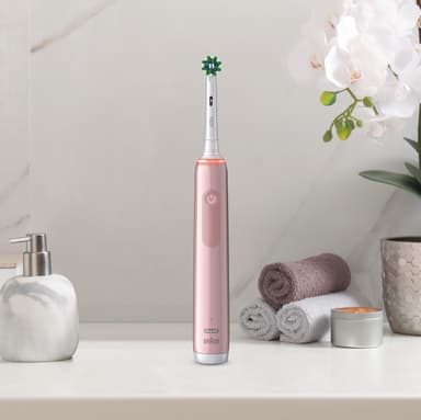 Oral-B Pro3 3400N sähköhammasharja 760093 (Pink Sensi)