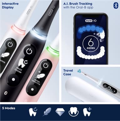 Oral-B iO 6s sähköhammasharja 409137 (musta laava)