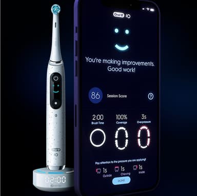 Oral-B iO 10 sähköhammasharja 435624 (valkoinen)