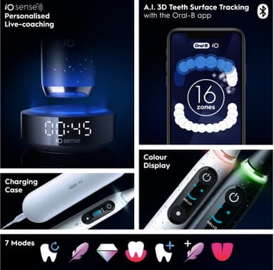 Oral-B iO 10 sähköhammasharja 435624 (valkoinen)