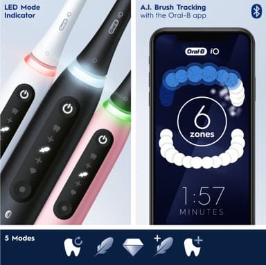 Oral-B iO 5s sähköhammasharja 414940 (Blush Pink)