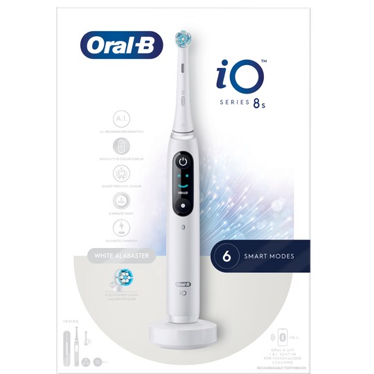 Oral-B iO 8s sähköhammasharja 408918 (valkoinen)