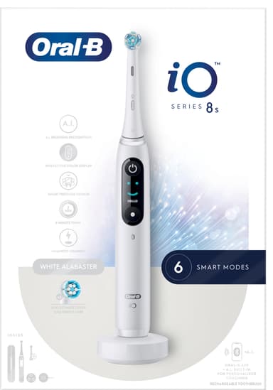 Oral-B iO 8s sähköhammasharja 408918 (valkoinen)