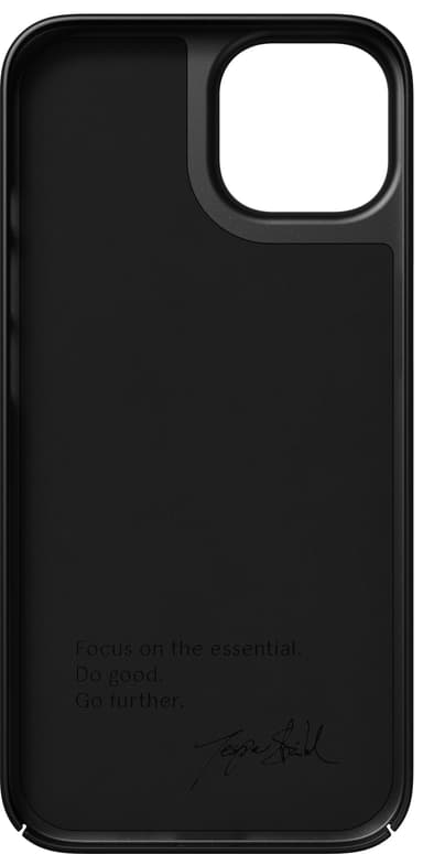 Nudient Thin v3 iPhone 14 suojakuori (musta)