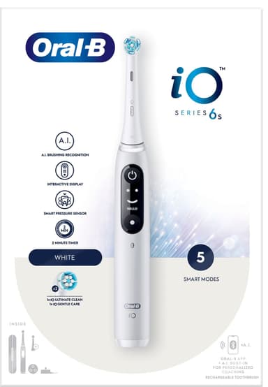 Oral-B iO 6s sähköhammasharja 427407 (valkoinen)