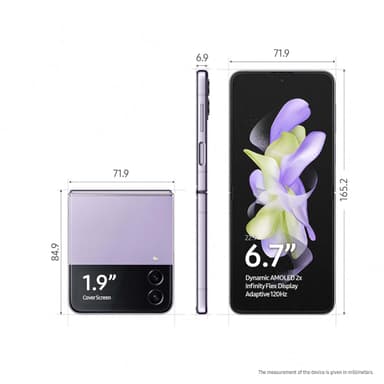 Samsung Galaxy Z Flip4 älypuhelin 8/128 GB (Bora Purple)