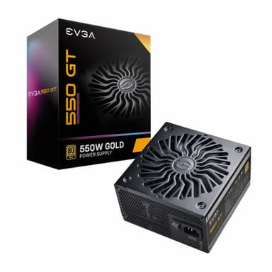 EVGA SuperNOVA 550 GT virtalähdeyksikkö 550 W 24-pin ATX ATX Musta