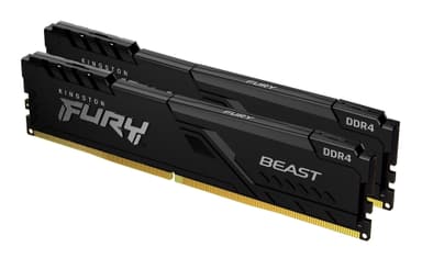 Kingston FURY Beast 32 GB DDR4 RAM muisti 3200 MT/s CL16 (musta)