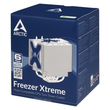 ARCTIC Freezer Xtreme Suoritin Ilmanjäähdytin 12 cm Musta, Hopea