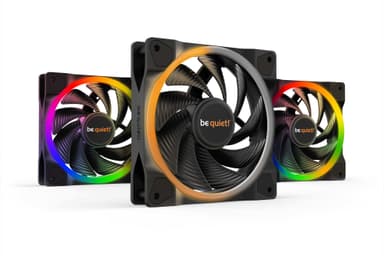 be quiet! Light Wings | 120mm PWM Triple Pack high-speed Tietokonekotelo Tuuletin 12 cm Musta 3 kpl