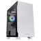Thermaltake S100 Tempered Glass Snow Edition Micro Tower Valkoinen
