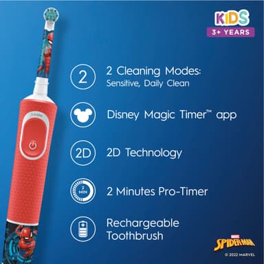 Oral-B Vitality Kids Spiderman sähköhammasharja lapsille 419686