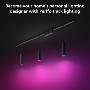 Philips Hue Perifo kattovalaisin 3kpl (musta)