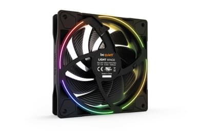 be quiet! Light Wings | 120mm PWM Triple Pack high-speed Tietokonekotelo Tuuletin 12 cm Musta 3 kpl