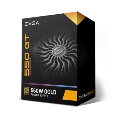 EVGA SuperNOVA 550 GT virtalähdeyksikkö 550 W 24-pin ATX ATX Musta