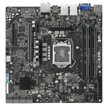ASUS WS C246M PRO Intel C246 LGA 1151 (pistoke H4) mikro ATX