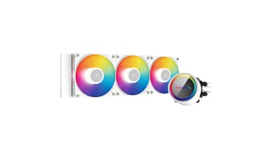 DeepCool GAMMAXX L360 A-RGB WH Suoritin All-in-one-nesteenjäähdytin 12 cm Valkoinen