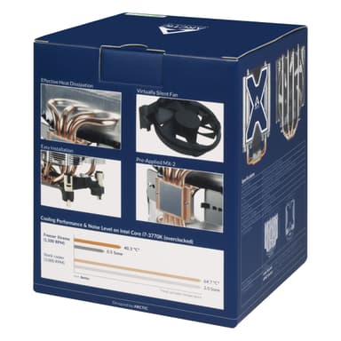 ARCTIC Freezer Xtreme Suoritin Ilmanjäähdytin 12 cm Musta, Hopea