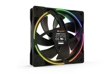 be quiet! Light Wings | 120mm PWM Triple Pack Tietokonekotelo Tuuletin 12 cm Musta 3 kpl