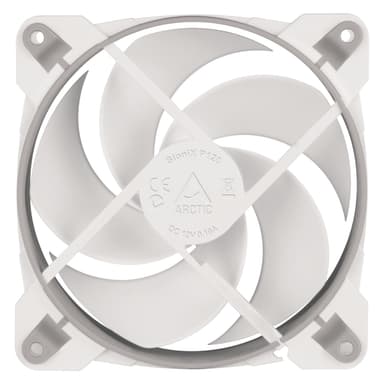 ARCTIC BioniX P120 Tietokonekotelo Tuuletin 12 cm Harmaa, Valkoinen