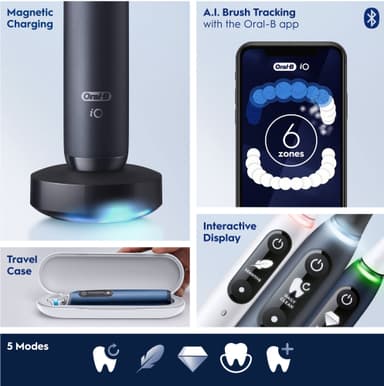 Oral-B iO 7s sähköhammasharja 408802 (musta)