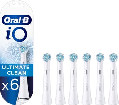 Oral-B iO Ultimate Clean vaihtopäät 417828 6 kpl (valkoinen)