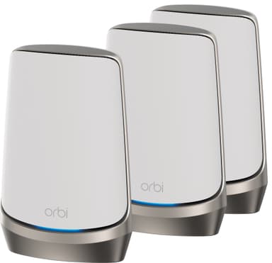 Netgear Orbi RBKE963 AX11000 nelikaistainen WiFi 6E mesh (3 kpl)