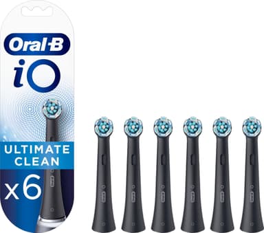 Oral-B iO Ultimate Clean vaihtopäät 417880 6 kpl (musta)