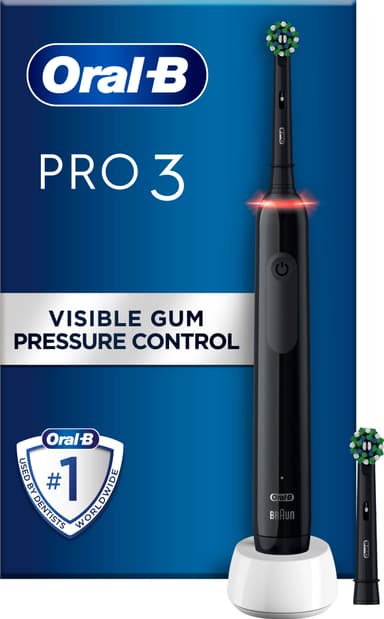 Oral-B Pro3 3400N sähköhammasharja 760079 (musta)
