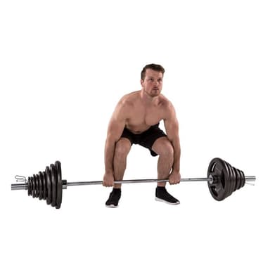 Tunturi levypainosetti Tri-Grip levypainoilla 100 kg