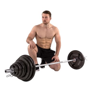 Tunturi levypainosetti Tri-Grip levypainoilla 100 kg