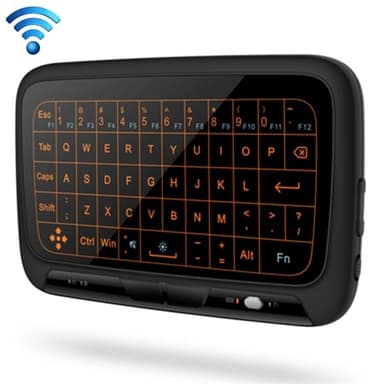 Langaton Mininäppäimistö Full Touchpad & Säädettävä valaistus