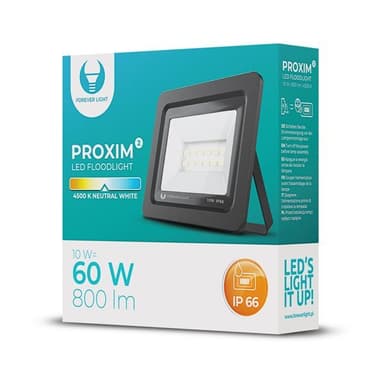 Forever LED Valonheitin IP66 10W 4500K