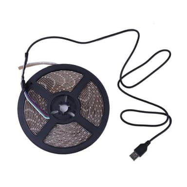 Led-Nauha USB RGB-väri - 1 metriä Vedenpitävä