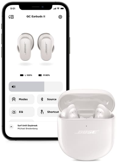 Bose QuietComfort Earbuds II täysin langattomat in-ear kuulokkeet (v.)