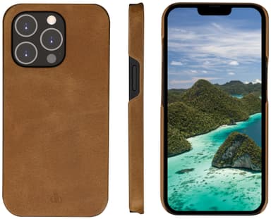 dbramante1928 Lynge iPhone 14 Pro lompakkokotelo (ruskea)